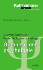 Organisationspsychologie - Lutz Von Rosenstiel, Walter Molt, Bruno Ruttinger