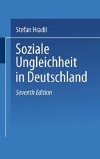 Soziale Ungleichheit in Deutschland - Hradil, Stefan