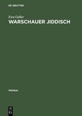 Warschauer Jiddisch - Ewa Geller