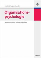 Organisationspsychologie - Erika SpieÃŸ, Lutz von Rosenstiel