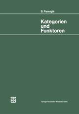 Kategorien Und Funktoren - Bodo Pareigis (co-author)