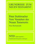 Vom Verstehen Des Neuen Testaments - Peter Stuhlmacher