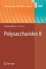 Polysaccharides II - Klemm, Dieter