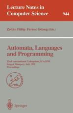 Automata, Languages and Programming : 22nd International Colloquium, ICALP 95, Szeged, Hungary, July 10 - 14, 1995. Proceedings - FÃ¼lÃ¶p, Zoltan