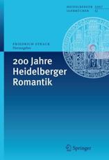 200 Jahre Heidelberger Romantik - Strack, Friedrich