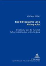 Lied-Bibliographie - Wolfgang Walter