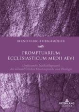 Promptuarium Ecclesiasticum Medii Aevi - Bernd-Ulrich HergemÃ¶ller, Nicolai Clarus