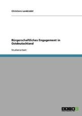 BÃ¼rgerschaftliches Engagement in Ostdeutschland - Christiane Landsiedel