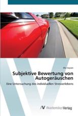 Subjektive Bewertung von AutogerÃ¤uschen - Seyran, Ilke