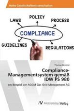 Compliance-Managementsystem gemÃ¤ÃŸ IDW PS 980 - Wimmer Thomas