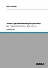 Texte zur germanischen Religionsgeschichte:Saxo 
