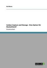 Carbon Capture and Storage - Eine Option FÃ¼r Deutschland? - Kai Blume