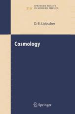 Cosmology - Liebscher, Dierck-Ekkehard