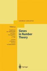 Sieves in Number Theory - Greaves, George