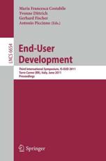 End-User Development - IS-EUD (Conference), M. F. Costabile