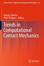 Trends in Computational Contact Mechanics - Zavarise, Giorgio