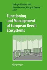 Functioning and Management of European Beech Ecosystems - Brumme, Rainer