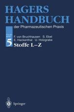 Hagers Handbuch Der Pharmazeutischen Praxis - Franz v. Bruchhausen (editor), Siegfried Ebel (editor), Eberhard Hackenthal (editor), Ulrike Holzgrabe (editor)