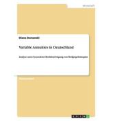 Variable Annuities in Deutschland - Diana Domanski