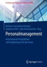 Personalmanagement - Barbara Covarrubias Venegas (editor), Katharina Thill (editor), Julia Domnanovich (editor)