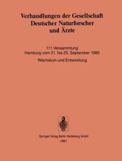 Verhandlungen Der Gesellschaft Deutscher Naturforscher Und Arzte - Gesellschaft Deutscher Naturforscher Und
