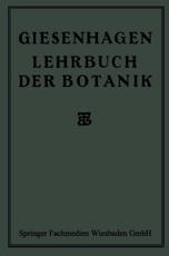 Lehrbuch Der Botanik - Dr. K. Giesenhagen