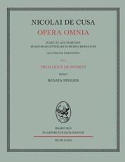 Nicolai de Cusa Opera omnia / Nicolai de Cusa Opera omnia - Nikolaus von Kues