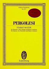 Pergolesi: Stabat Mater - Giovanni Pergolesi (composer), Jurgen Neubacher (other)