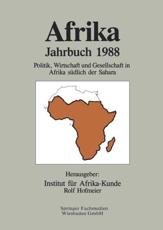 Afrika Jahrbuch 1988: Politik, Wirtschaft Und Gesellschaft in Afrika Sudlich Der Sahara - Hofmeier, Rolf