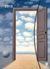 Magneto Diary groß René Magritte 2013: Wochenkalendarium engl.-dtsch.-französ.-italien.-span.-niederländ. m. nebenstehender Notiz-Seite
