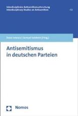 Antisemitismus in Deutschen Parteien - Dana Ionescu (editor), Samuel Salzborn (editor)