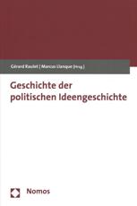 Geschichte Der Politischen Ideengeschichte - Marcus Llanque (editor), Gerard Raulet (editor)