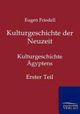 Kulturgeschichte Der Neuzeit - Friedell, Eugen
