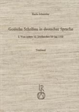 Gotische Schriften in Deutscher Sprache - Karin Schneider