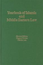 Yearbook of Islamic and Middle Eastern Law, Volume 9 (2002-2003) - Eugene Cotran (editor), Martin Lau (editor)