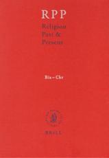 Religion Past and Present - Hans Dieter Betz