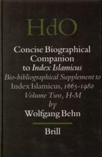Concise Biographical Companion to Index Islamicus - Wolfgang Behn
