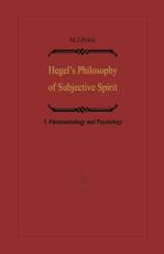 Hegel's Philosophy of Subjective Spirit - Petry, Michael John