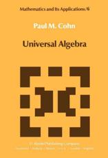 Universal Algebra - P.M. Cohn (author)