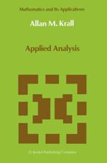 Applied Analysis - Krall, A.M.