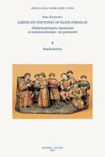 Lering En Stichting Op Klein Formaat. Middelnederlandse Rijmteksten in Eenkolomsboekjes Van Perkament - Kienhorst H.,