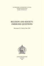 Religion and Society - Rik Torfs, Michael Hilbert, Gerhard Robbers
