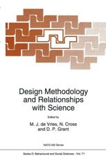 Design Methodology and Relationships with Science - Vries, M. J. de