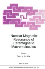 Nuclear Magnetic Resonance of Paramagnetic Macromolecules - la Mar, G.N.