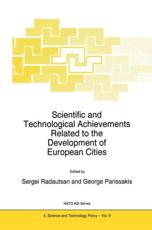Scientific and Technological Achievements Related to the Development of European Cities - Radautsan, L.