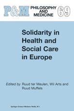 Solidarity in Health and Social Care in Europe - Arts, Will