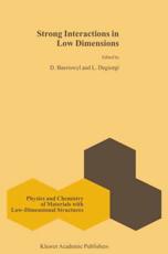Strong Interactions in Low Dimensions - Baeriswyl, D.