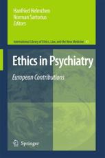 Ethics in Psychiatry : European Contributions - Helmchen, Hanfried