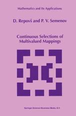 Continuous Selections of Multivalued Mappings - Repovs D. Repovs, Semenov P.V. Semenov