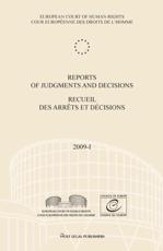 Reports of Judgments and Decisions / Recueil Des Arrets Et Decisions Vol. 2009-I